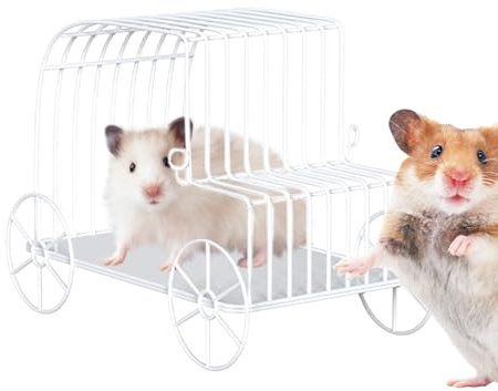 Huvqianu Amaca per cincillà,Giocattoli di Ferro per Cincillà | Casa Amaca Nascondere Formazione Forniture per Roditori Conigli Nani