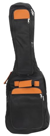 Gatuida E-gitarrentasche aus Dickem Canvas mit Tragegriff Leichte und Portable Gitarrenaufbewahrungstasche für Elektrische Gitarren in Schwarz