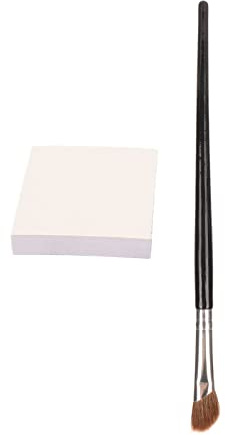 Palette de Maquillage Papier de Nez Brosse à Nez Faucille Double côté coloriage de Clous