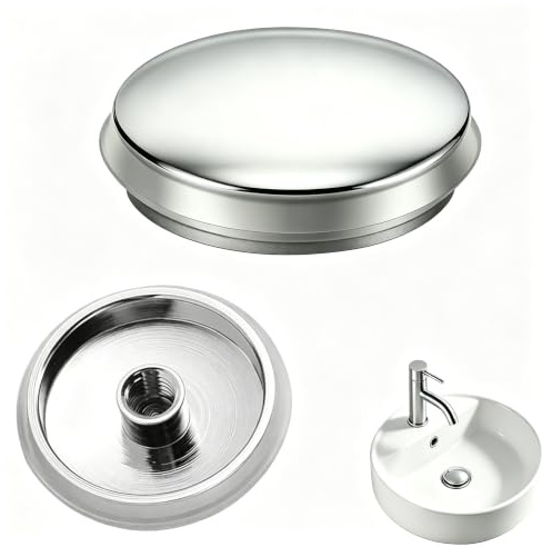 2Pcs Pop Up Bath Plug Replacement Basin Sink Tap Push Button 38mm Click Clack Plug Drain Stopper for Kitchen Bathroom Bath Vanity Sink