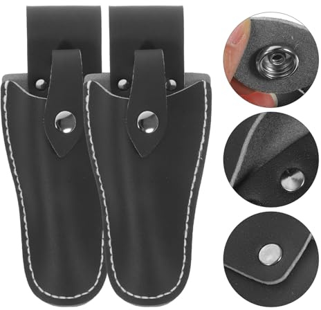 TOYANDONA 2 Piezas Tijeras de Podar de Jardín Funda de Cuero Protectora para Podadora Manual de Mano Incluye Bolsa para Tijeras de Podar para Podadora de Jardín de Mano Color Aleatorio
