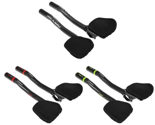 Vroomoto TT Handlebar Aero Bars for Triathlon Riders (Red)