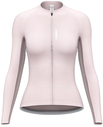 INBIKE Damen Langarm Fahrradtrikot atmungsaktiv schnelltrocknend Mesh Rennrad MTB Shirt