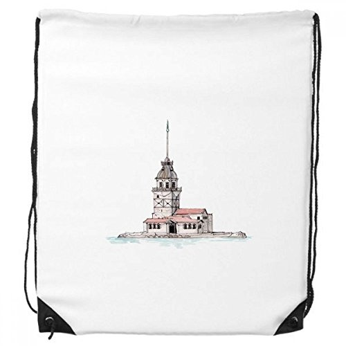 DIYthinker Maiden-Turm i Istanbul Turkiet ryggsäck shopping present sportväska