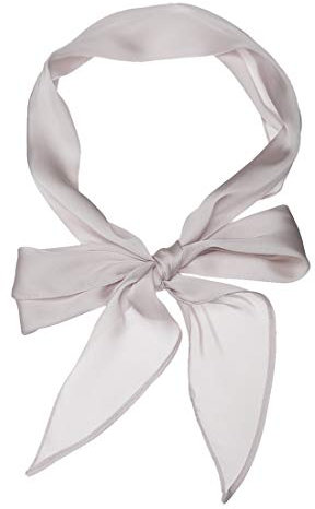 sourcing map Damen Einfarbig Skinny Schal Schals Langes Halstuch Haarband Altrosa 140 x 13 cm