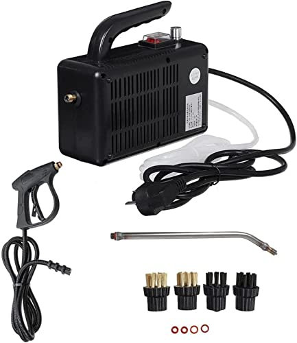 AADECOR Limpiadores de Vapor portátiles de 2600 W para Limpieza, Kit de Limpiador de Vapor Multiusos para Cortinas, Asientos de Coche, Suelo, baño