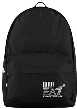 Emporio Armani EA7 herren Rucksack black - white logo