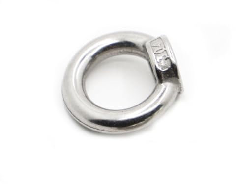1 Stück M3 M4 M5 M6 M8 M10 M12 304 Edelstahl Marine Ringmutter Gewinde DIN582 (Size : M5 1pc)