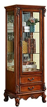 MOOWI Weinschrank Holz-Weinbar-Schrank, 70,86 Zoll L, Sideboard-Tisch mit Schubladen, Holz-Sideboard mit Weinpräsentation for die Küche und das Esszimmer Barschrank