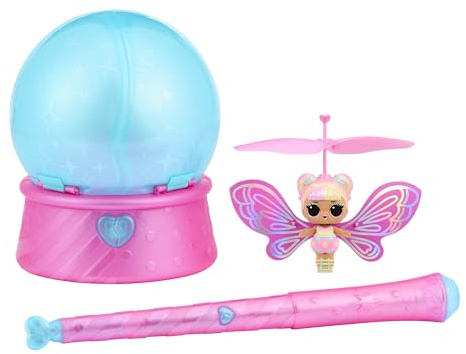 L.O.L. Surprise! Magic Flyers Fairies Tots - Flower Child - Includes 1 Doll and a Wand, Comes in a Flower-Shaped Packaging, Collect All 2, Rose