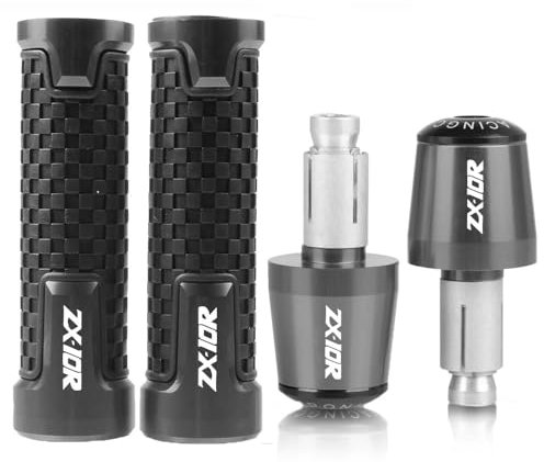 FICNNVJH Rutschfester Motorradgriff Motorrad CNC Aluminium 7/8'' 22mm Lenker Griff Griffe Enden Für KA&WA&SAKI ZX10R 2004 2005 ZX 10R ZX 10 R Zx10r Zx 10r Zx 10 R(14)