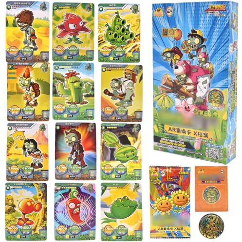 JXBBAAC Plant Zombies Anime, 240 pezzi, motivo squisito, edizione da collezione, cartone animato, regalo di compleanno per bambini