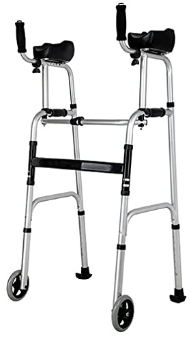 Gehgestell mit Rädern, zusammenklappbar, leicht, Gehhilfe, Rehabilitationstraining für die unteren Gliedmaßen, Gehhilfe, für ältere Menschen, höhenverstellbar, Sehnsucht nach einem besseren Leben, na