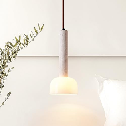 Modern Industrial Style Chandelier,E27/E26 Light Source Single Head Hanging Lamp,Flush Mount Ceiling Pendant Light, Living Room Bedroom Hallway Decorative Light Fixture