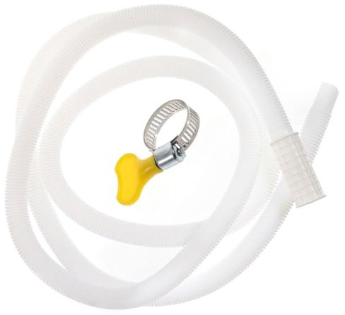 PartyKindom Air Conditioner Drain Hose Connector Flexible Water Drain Pipe Extender for Outdoor Use Hose Clamp
