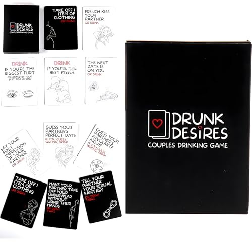 GZGRYTRC Conversation Games, Love Games for Date Night Ideas, 50 PCS Talk Desires Card Game, Card Games, Perfect for Parties and Friends Activities, Compact Size 10x8x5 cm uitable for carrying around