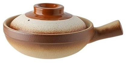Cocotte en céramique, cocotte en terre cuite, marmite à riz en terre cuite, marmite à soupe japonaise, marmite en céramique, marmite en céramique, for la cuisine et le restaurant(Multi-colored,0.8L)