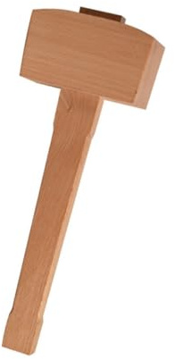 SEWACC Carpenter Mallet Wood DIY Handmade Tool for Woodworking Leather Carving