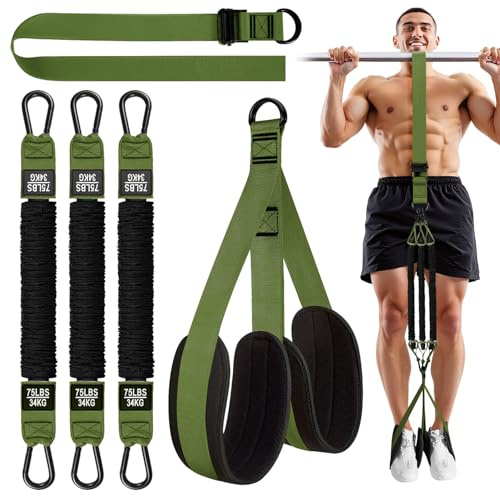 HPYGN Klimmzughilfebänder, Klimmzug Bänder, Widerstandsbänder Pull Up Klimmzughilfe mit Verstellbarem Widerstand/Höhe, Krafttraining, Home Gym Pull up Band für Anfänger beim Klimmzugtraining
