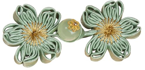 Botón tradicional de nudo Cheongsam con forma de flor, tela china, cierres de costura para decoración de ropa, botón de ropa tejida