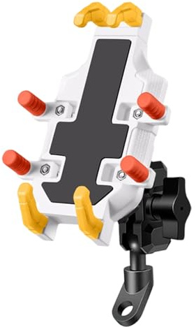 YROHGKPN Soporte para teléfono móvil rápido de instalar, rotación de 360 grados, a prueba de golpes, soporte universal para smartphone para exteriores, soporte universal para teléfono móvil para