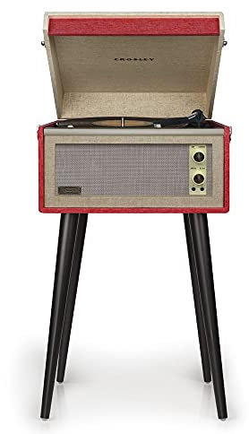 Crosley Bermuda Turntable w/Bluetooth (Red), CR6233D-RE4, rot