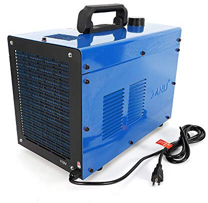 Refroidisseur d'eau 10 l 230 V pour appareil de soudage Wig Mig Mag, soudage à eau monophasée (couleur : bleu)