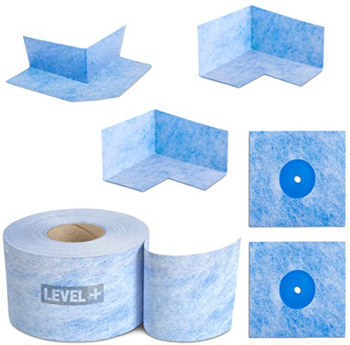 Bandset Dichtband, Dichtecken, Dichtmanschetten, Dichtvlies, Frostbeständig, Abdichtung Innen Außen Dusche, Bad Balkone Set B4