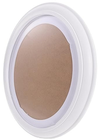 Warmhm 2 Stück 10 Ovaler Bilderrahmen Weiß Ovale Bilderrahmen Wanddekoration Plakatrahmen Ovaler Aus Schwarzem Holz Weißer Rahmen 8x10 Nahtlos Runder Rahmen 4x Hölzern