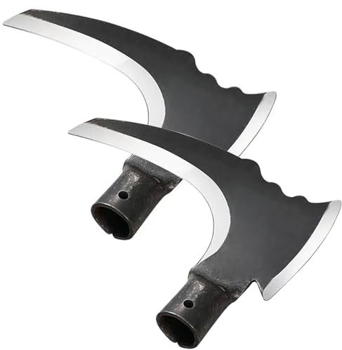 Pack of 2 Replacement Axe Head,Carbon Steel Outdoor Hatchet Axe Head,Multi Purpose Axe Head,for Garden Hunting Camping Wood Cutting Chopping Splitting