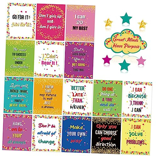 TOGEVAL Pósteres Con Citas Motivacionales Imágenes Inspiradoras Para La Decoración De Las Paredes De La Oficina Y El Aula