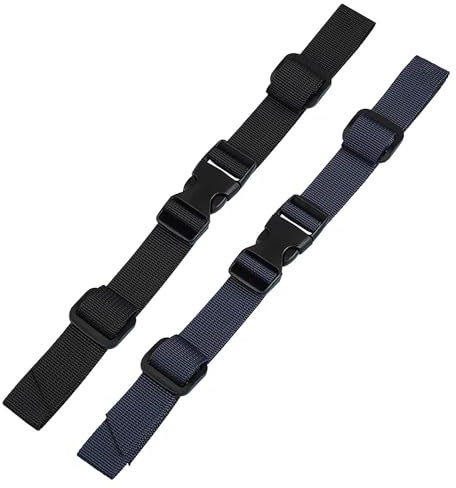 WOLMIK 2 Pair Adjustable Backpack Chest Strap, Quick Release Backpack Sternum Strap Chest Belt, Non-Slip Backpack Strap for School Backpack Outside Travel