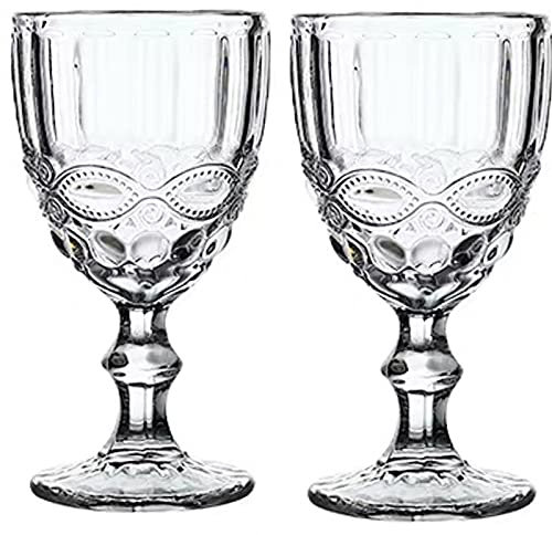 Elegante set di 2 bicchieri da vino da 240 ml, calici colorati per liquori, succhi di frutta, feste di nozze, bicchieri eleganti per gli amanti del vino