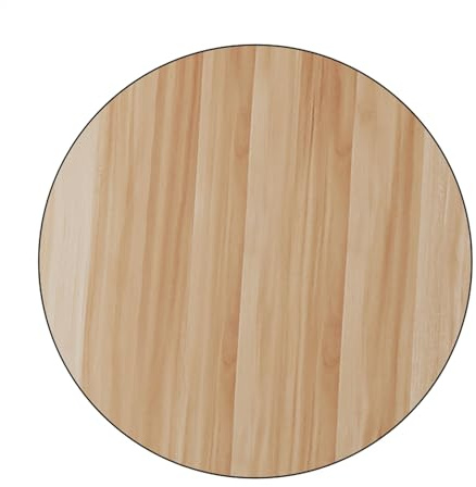 WLCGYD tischplatte Holz Runde Holztischplatte, 30 40 50 60 70 80 90 100 110 cm Durchmesser, Terrassentischplatte, Ersatzkreis, Küchentische, Arbeitsplatte(E,40cm/15.7in)