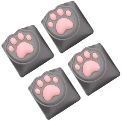 Rxgiasup AntiWear - Tappi per tasti in silicone con texture morbida, funzione di riduzione del rumore per ore di digitazione