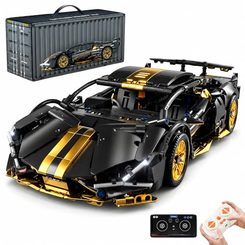 AoreSpty ferngesteuertes Auto, RC Auto, 1:14 mit LED Modell Bausatz
