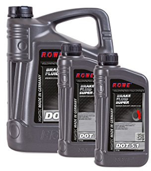 7 (5+2) Liter ROWE HIGHTEC BRAKE FLUID SUPER DOT 5.1