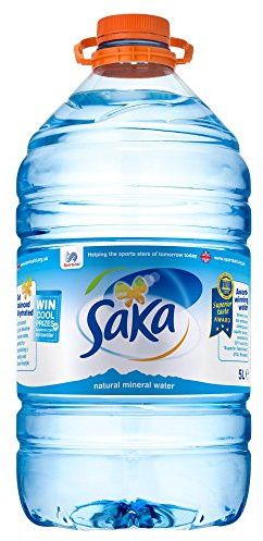 Saka Natural Mineral Water 5 Litre (Pack of 2)