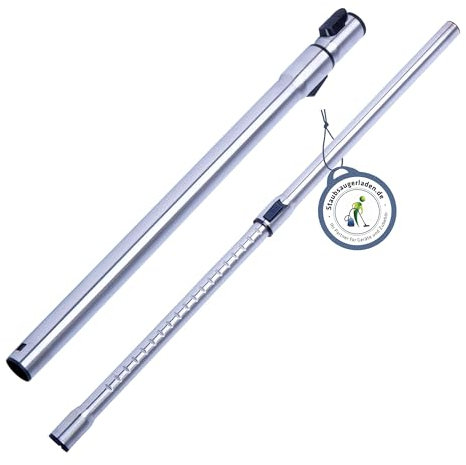 Staubsaugerladen.de Premium Staubsaugerrohr mit Klick-System, kompatibel mit Miele Staubsauger alle Modelle, universal Teleskoprohr 35mm, Ersatzteile, Saugrohr, z.B. S2 S4 S5 S6 S8 C1 C2 C3 CX1