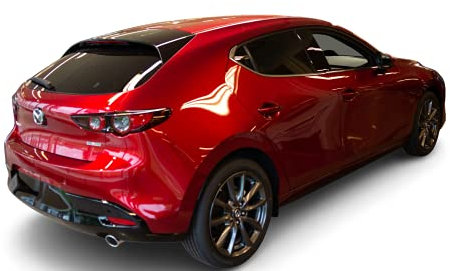 Solarplexius Auto-Sonnenschutz Scheiben-Tönung passgenau für Mazda 3 Typ BP Fließheck ab 19 Keine Folie Komplettsatz