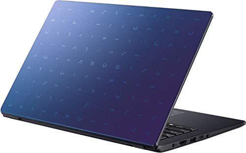 ASUS E410M E410MA-202 - Disco rigido SSD Intel Celeron N4020, 14, HD 128 GB (4 GB di RAM, Windows 10 Home S, HDMI, lettore di schede SD), colore: Blu