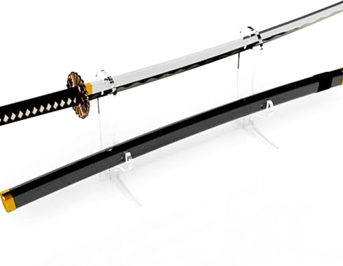 LEILIN Sword Stand, Sword Holder, Acrylic Two-Layer Samurai Sword Display Stand, Desktop Katana Holder, 6mm Acrylic Sheet