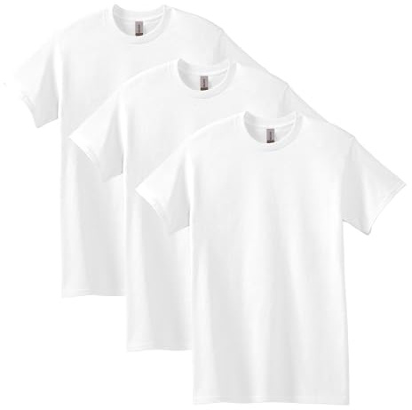 Gildan Men's, Heavy Cotton T-Shirt, Style G5000, White, XL