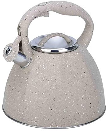AAPIE Bouilloire Sifflante Petite théière avec poignée en Bois Motif Bouilloire à thé cuisinière avec Couvercle théières pour cuisinière pour cuisinière à gaz cuisinière à Induction Théière