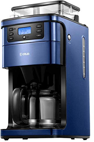 SOVORM Cafetera de goteo, máquina de café automática para moler y preparar con molinillo de café integrado, modo de temporizador programable y plato para mantener caliente The New