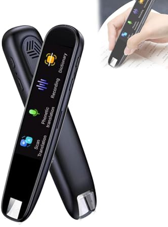 LEVDRO 116 Language Translation Scanning Reading Pen, Scanning Translation Pen, Upgraded Translation Scanning Pen, Digital for Language Learners Business Travel (Black)