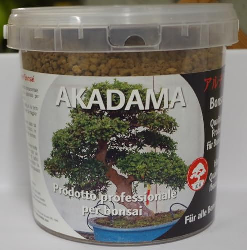 Generico Akadama subtrato Giapponese per Bonsai (Granulo 3/6 mm fine, 1,6 Litri)