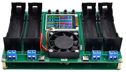 Dedjgoo 1 PCS 18650 Lithium Battery Capacity Tester MAh Digital Battery Power Detector Module Green