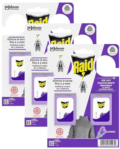 FEI FAN 3X Anti Tarme Gel Vestiti, per Capi Piacevolmente Profumati, Fragranza alla Lavanda (Confezione da 2 unità)