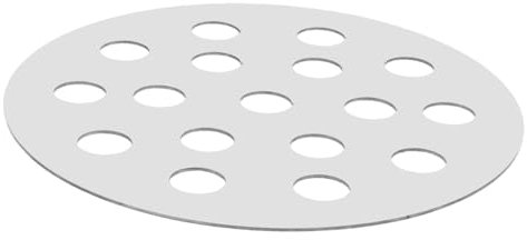 CIMAXIC Rejilla de carbón vegetal 14,5 cm parrilla de hierro para caja de carbón vegetal, accesorios para barbacoa con ventilación mejorada y fácil limpieza